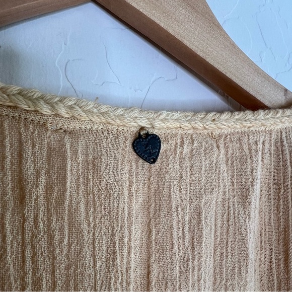 Z&L EUROPE Deep V-Neck Tassel Rope Belt Ombre Maxi Dress / Swim Cover Up - Picture 9 of 10